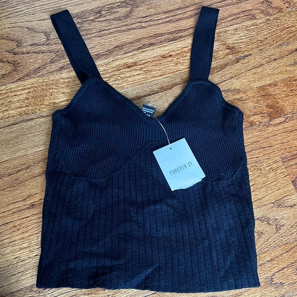 Black forever 21 tank top